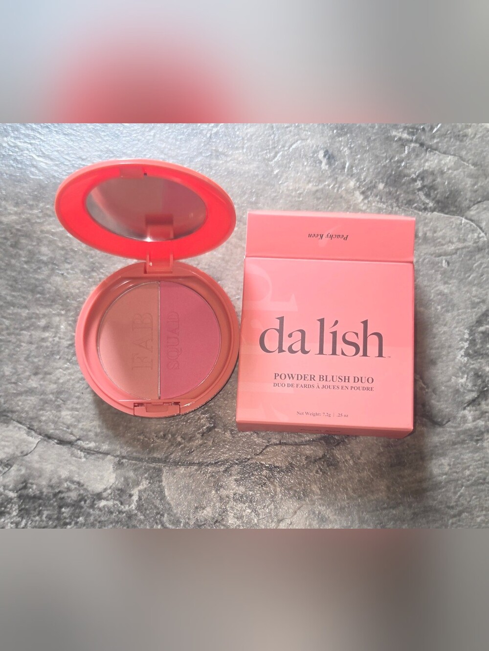Da Lish Powder Blush Duo — Peachy Keen 0.25oz BNIB - Picture 5 of 7